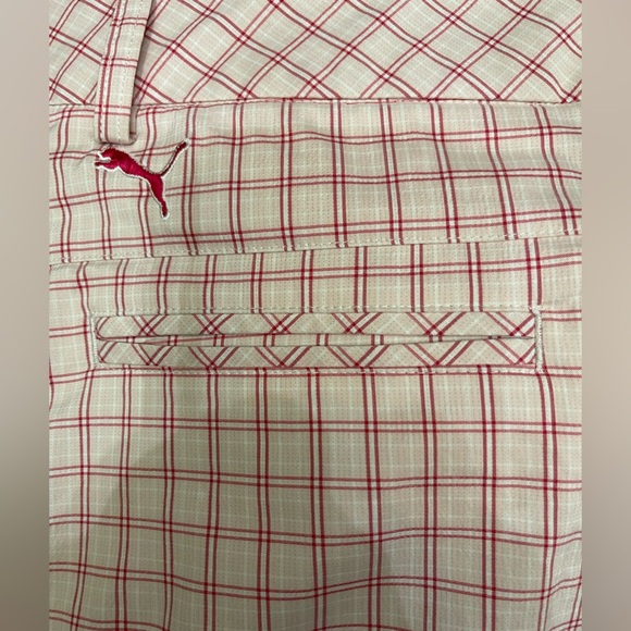 🩷⛳️🎾PUMA Pink Checkered Golf Tennis Skirt w/ lining size 10.  MINT condition! - Picture 7 of 10